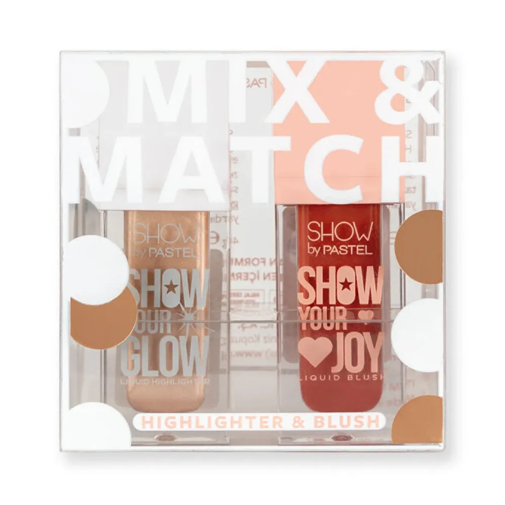 Pastel Show Your Joy Liquid Blush No:57 + Highligter Set No 72