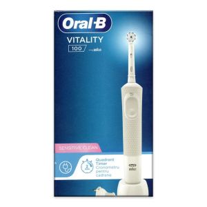 Oral-B Vitality Şarjlı Diş Fırçası D100 Sensitive Clean Quadrant Timer