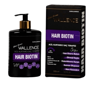 Wallence Hair Biotin Saç Terapisti 500 ml