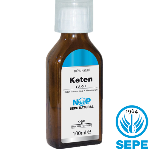NOP Keten Tohumu Yağı 100 ml Soğuk Sıkım