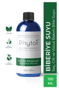 Phytoil Eau De Rosemary Biberiye Suyu Saç Cilt ve Vücut Bakım Bitki Suyu 150 ml