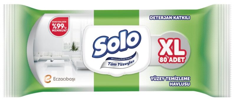Solo Yuzey Temızleme Havlusu Xl 80 Lı