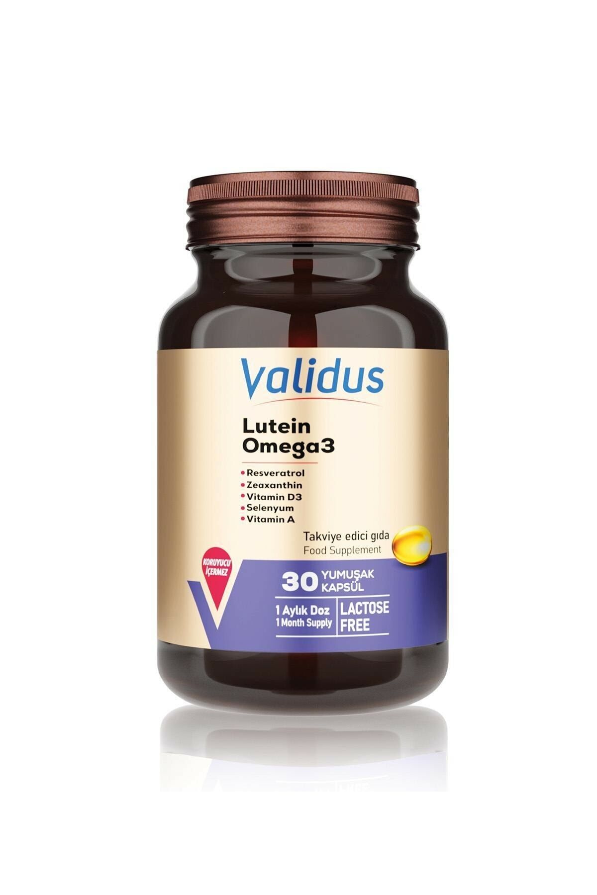 Validus Lutein Omega 3 30 Softgel