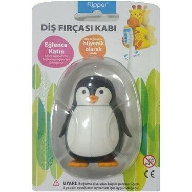 Flipper Diş Fırçası Kabı - Penguen