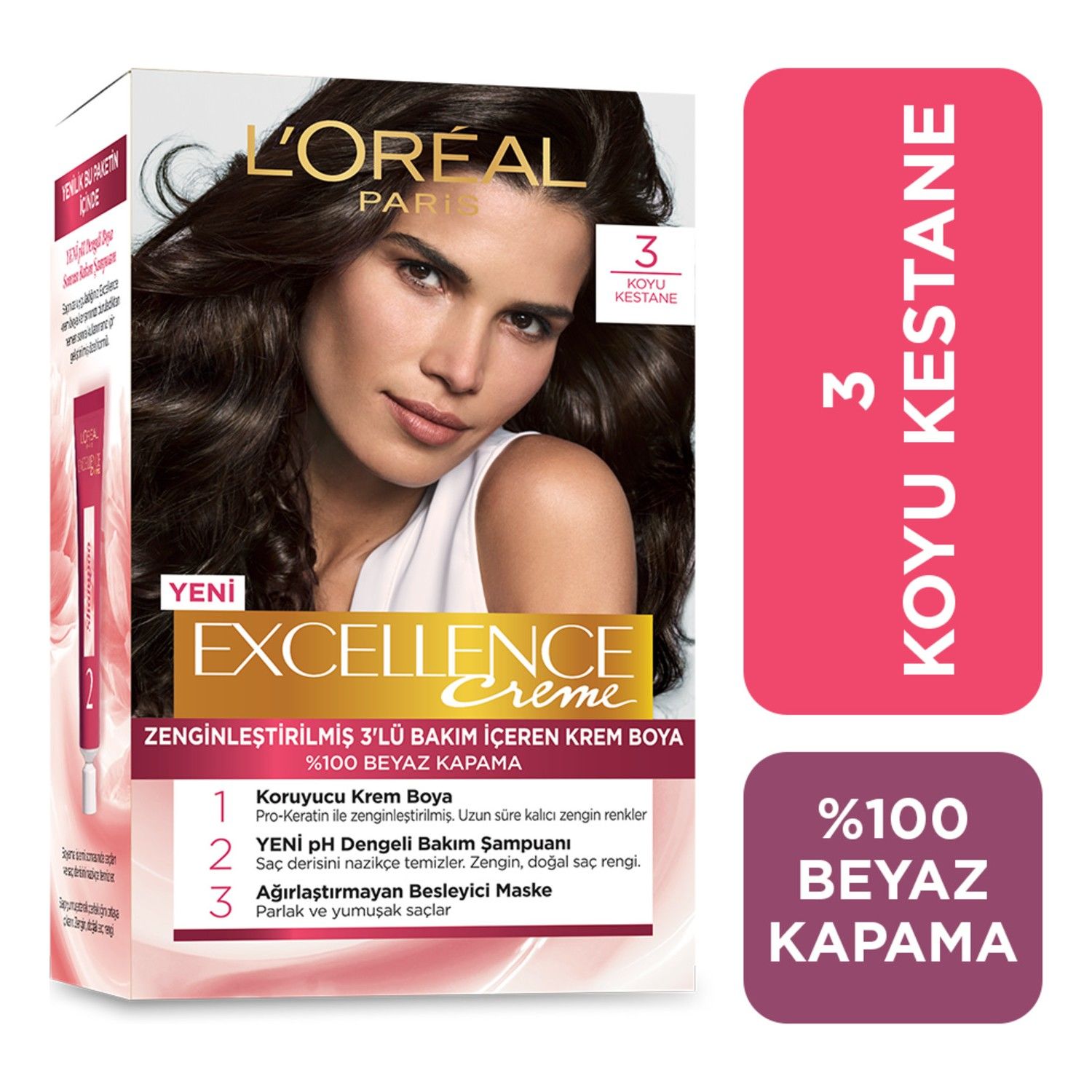 L'Oreal Paris Excellence Saç Boyası 3