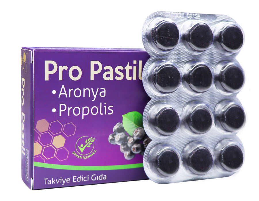 Prof Saraçoğlu Pro Pastil Aronya Propolis Pastil 36 Adet