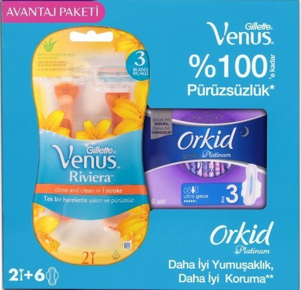 Gillette Riviera+Orkid Hediye