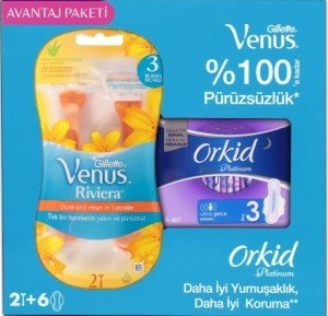 Gillette Riviera+Orkid Hediye