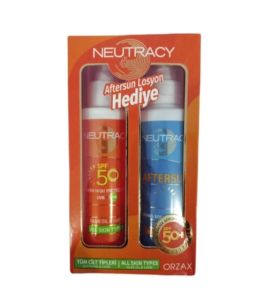 Neutracy Güneş Koruyucu Set Tüm Ciltler İçin - Güneş Losyonu SPF50+ 150 ml + Bronzlaştırıcı Yağ150 ml