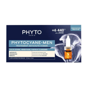 Phyto Cyane Erkek Tipi Kronik Saç Dökülmesine Karşı Bakım Serumu 12'li 3,5 ml