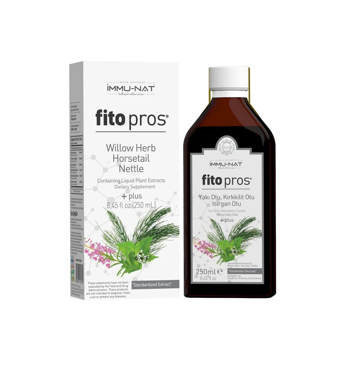 İmmu-Nat Yakı Otu Kırkkilit Otu Isırgan Otu Ekstraktı 250 ml