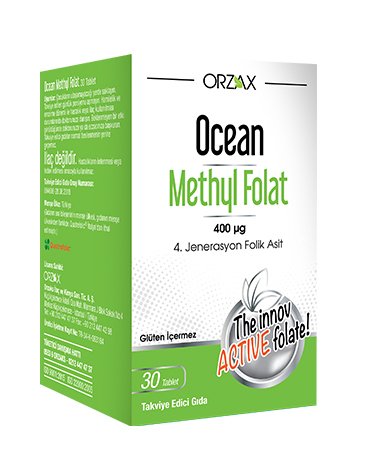 Ocean Methyl Folat Folik Asit 30 Tablet