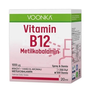 Voonka Vıtamın B12 Sprey 20Ml
