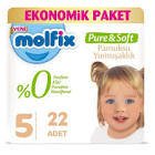 Molfix Pure & Soft Bebek Bezi No: 5 22'li