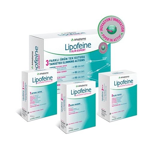 Arkopharma Lipofeine 3 İn 1 Slim Expert 3 Farkli Ürün Bir Kutuda