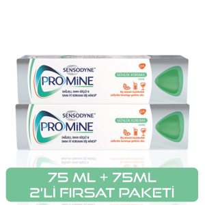 Sensodyne Diş Macunu Promine Günlük Koruma 75 ml - 2'li Fırsat Paketi
