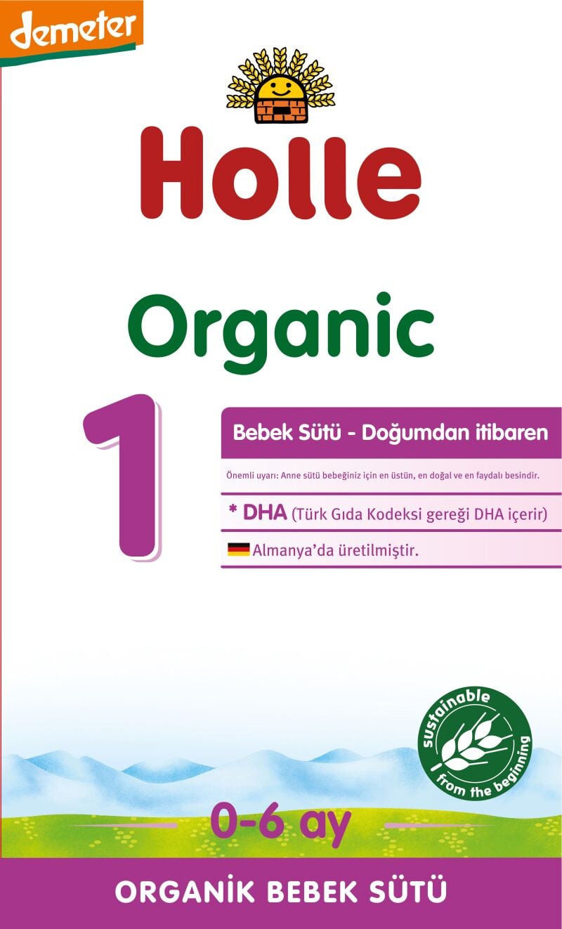 HOLLE ORGANIK BEBEK SUTU 1 400 GR