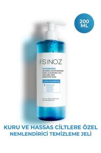 Sinoz Hydrapro Kuru ve Hassas Ciltler İçin Yüz Temizleme Jeli 200 ml