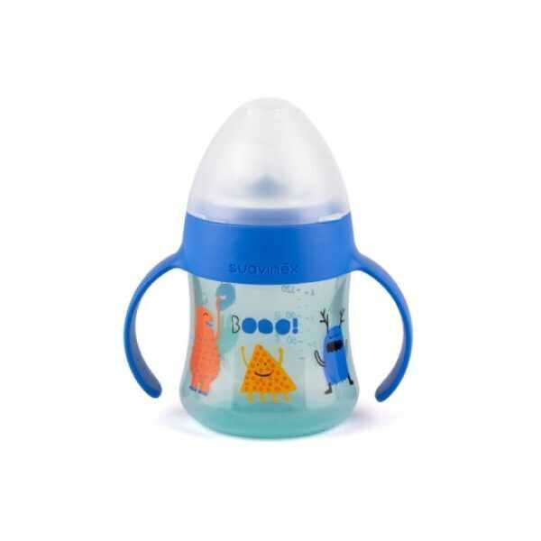 Suavinex Tutmalı Bardak Akıtmaz 4+ Ay 150 ml - Mavi