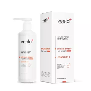 Veela Zor Şekillenen Saçlar İçin Durulanmayan Şekillendirici Saç Kremi 500 ml