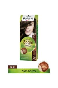 Palette Kalıcı Doğal Renkler Açık Kahve 5-0