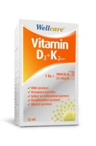 Wellcare Vıtamın K2 D3-1000 Iu