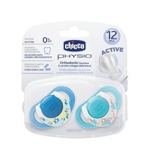 Chicco Physio Orthodontic Silikon Emzik 12m+