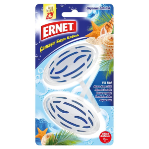Ernet Süp Klozet Blok Beyaz Çiçekl 2X40G