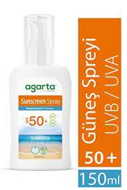 Agarta Sprey Güneş Kremi SPF50+ 150 ml