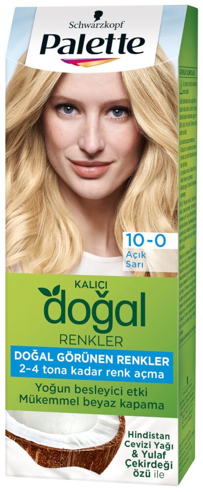 Palette Pnc Kalıcı Doğal Renkler Saç Boyası Açık Sarı 10-0