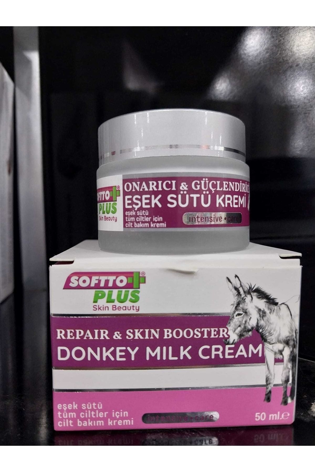 Softto Plus Onarıcı ve Güçlendirici Eşek Sütü Kremi 50 ml