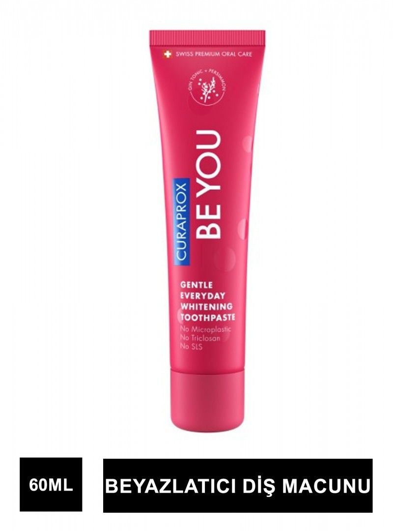 Curaprox Be You Beyazlatıcı Diş Macunu Gin Tonik & Hurma Red 60 ml