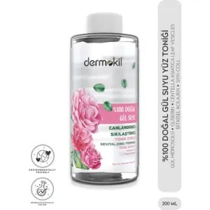 Dermokil Tonik Doğal Gül Suyu Özlü 200 ml