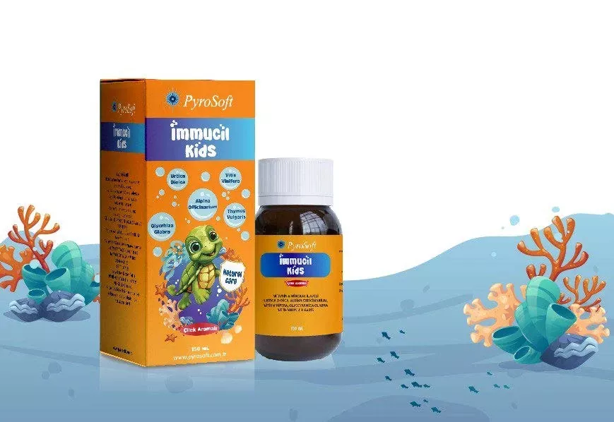 Pyrosoft İmmucil Kids Gıda Takviyesi Şurup 150 ml