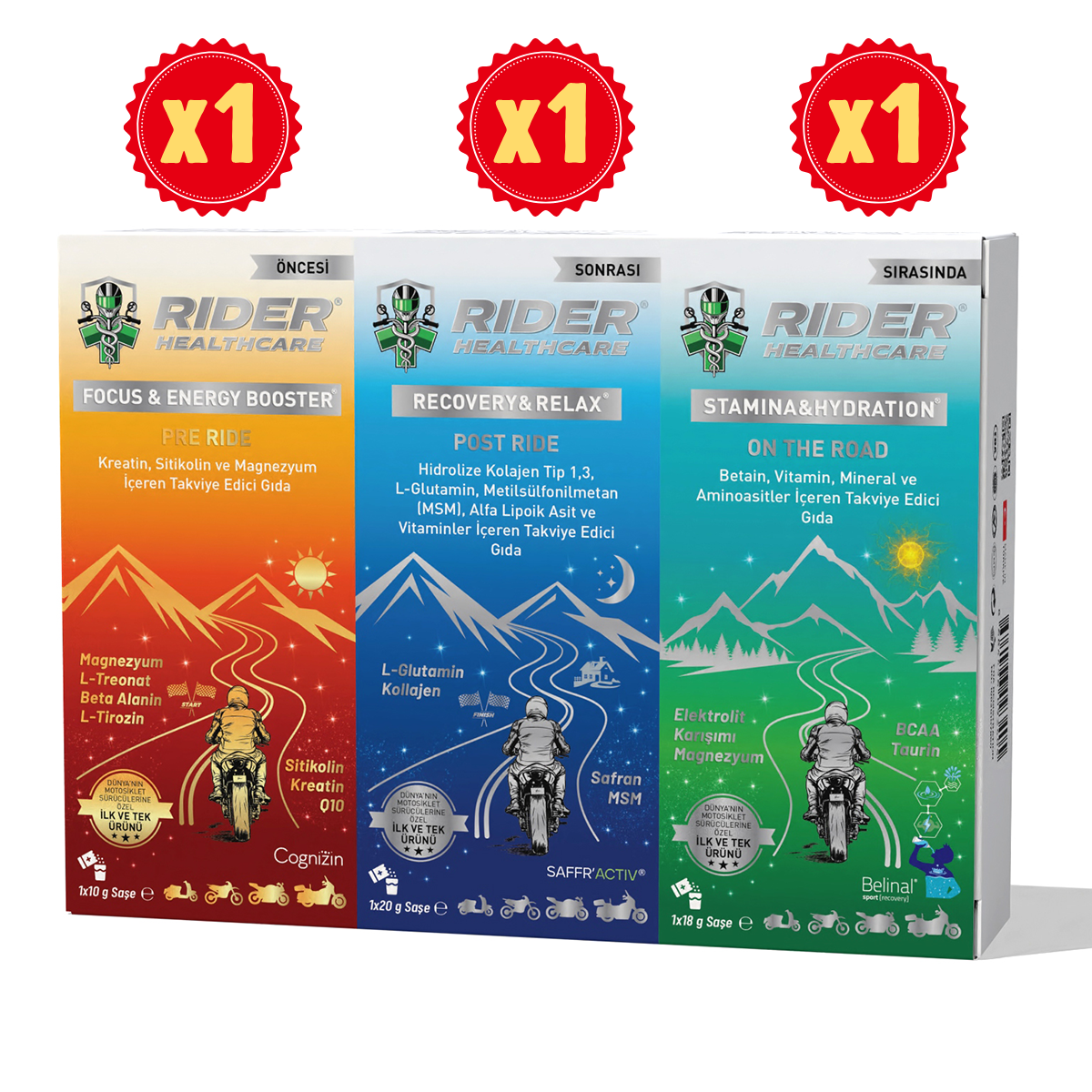 Rider Daily Pack 1x3 Saşe