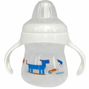 Bebedor 8507 Yumuşak Uçlu Alıştırma Bardağı 6+ Ay Köpek Desenli 150 ml