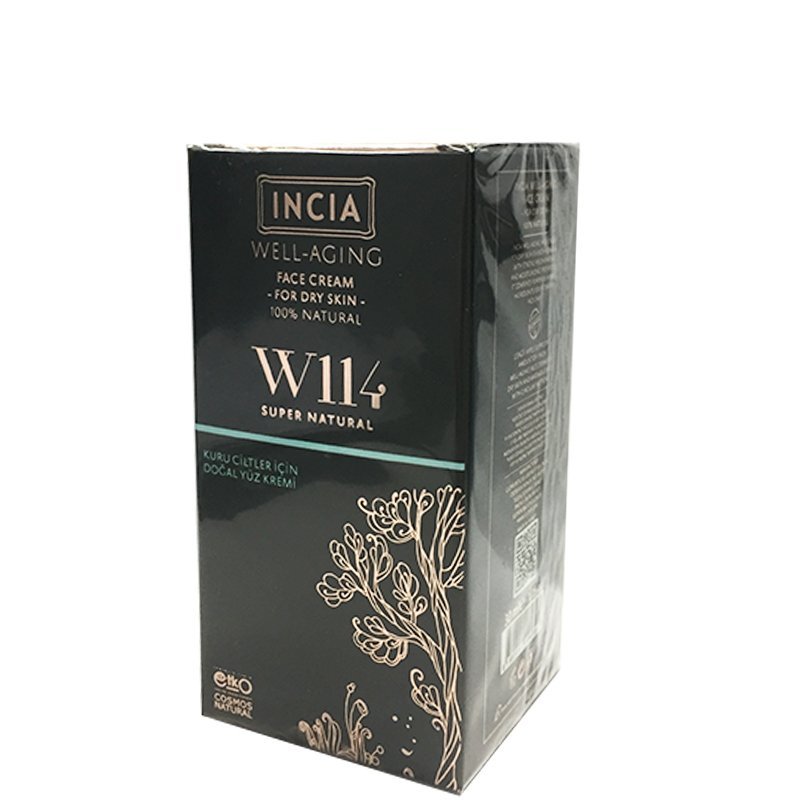 Incia Well-Aging W114 Kuru Ciltler İçin Doğal Yüz Kremi 30ml