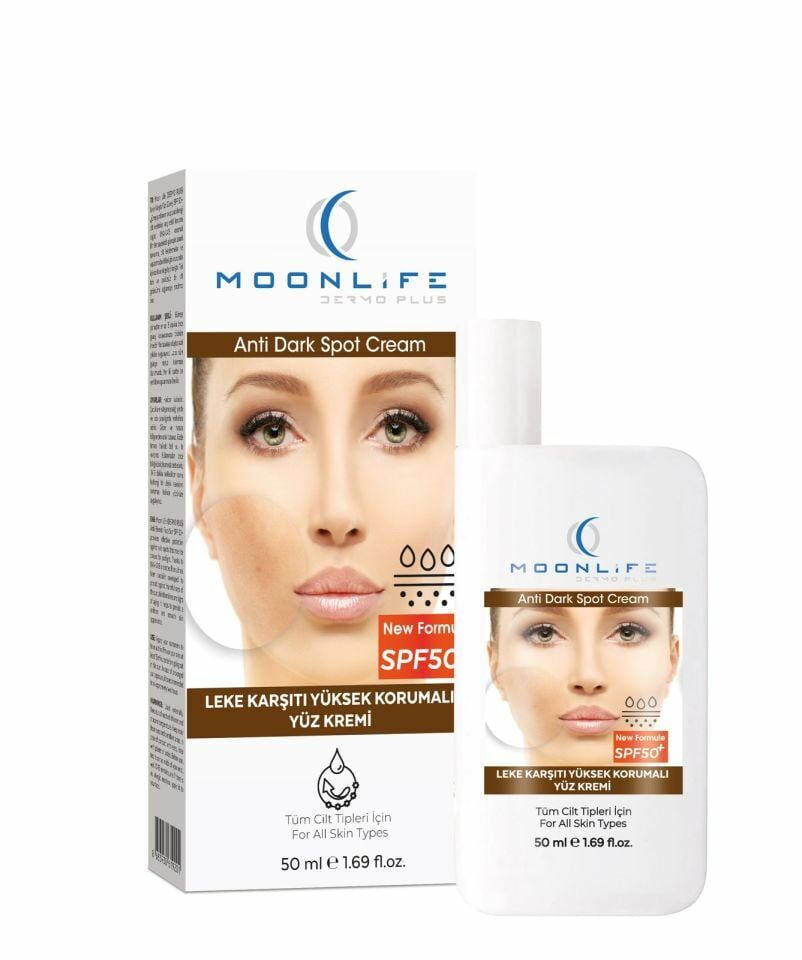 Moon Life Leke Karşıtı Yüz Güneş Kremi Spf 50+ 50 ml