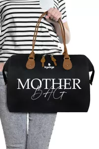 Stylo Byebye Mother Bag Anne Bebek Bakım ve Kadın Çantası Siyah