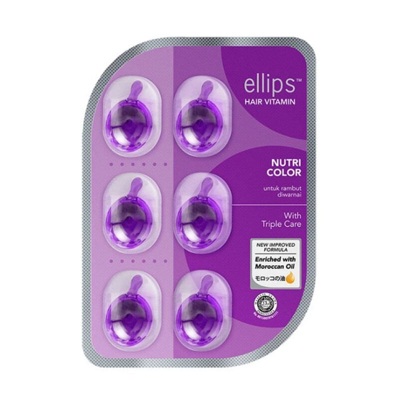 Ellips Nutri Color Boyalı Saçlara Özel Saç Vitamini 6'lı - 8 Alana 4 Bedava