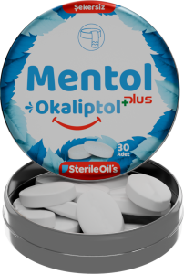 Sterile Oil's Mentol & Okaliptol Bitkisel 30 Pastil Metal Kutuda