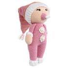 Amigurumi Aromaterapi Oyuncağı - Pembe Emzikli Bebek