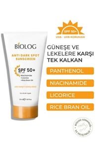 Biolog Leke Karşıtı Güneş Kremi SPF50 50 ml