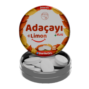 Sterile Oil's Adaçayı & Limon Bitkisel 30 Pastil Metal Kutuda