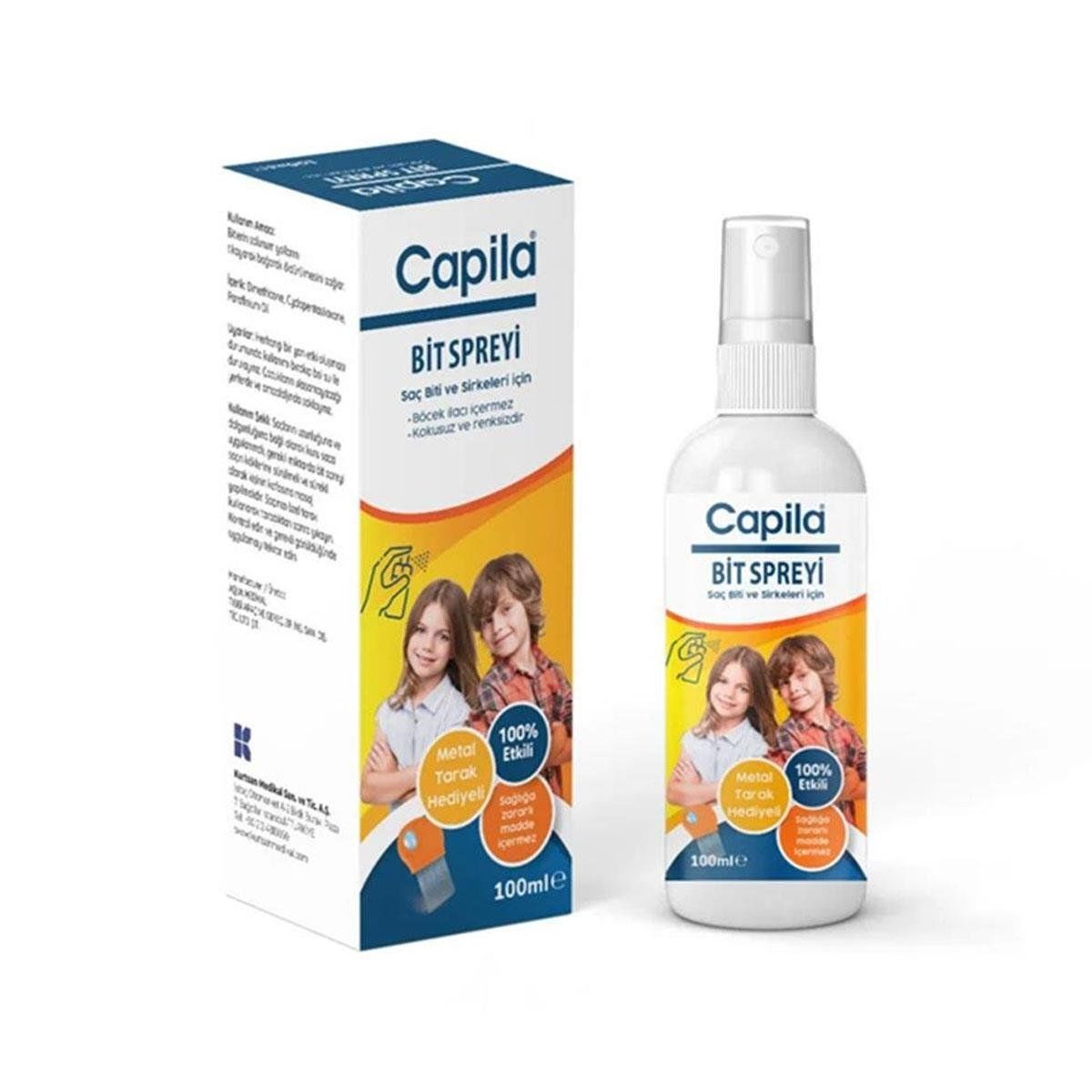 Azura Saç Bit Spreyi 100 ml - Metal Tarak Hediyeli