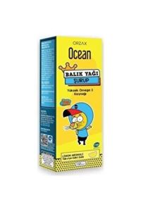 Ocean Omega 3 Limon Aromalı Kral Şakir Balık Yağı Şurubu 150 ml