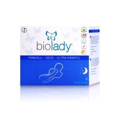 Biolady Pamuklu Hijyen Ped Gece