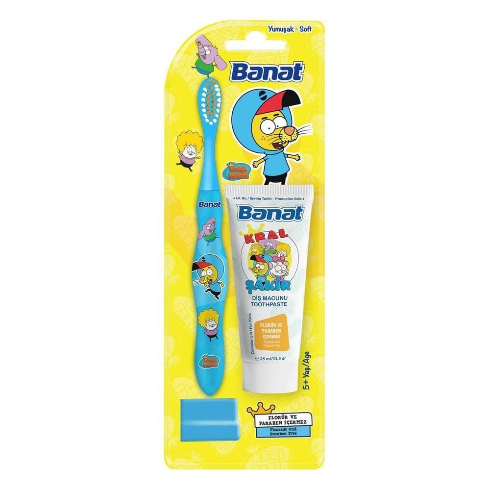 Banat Kral Şakir Diş Fırçası + Diş Macunu 25 ml