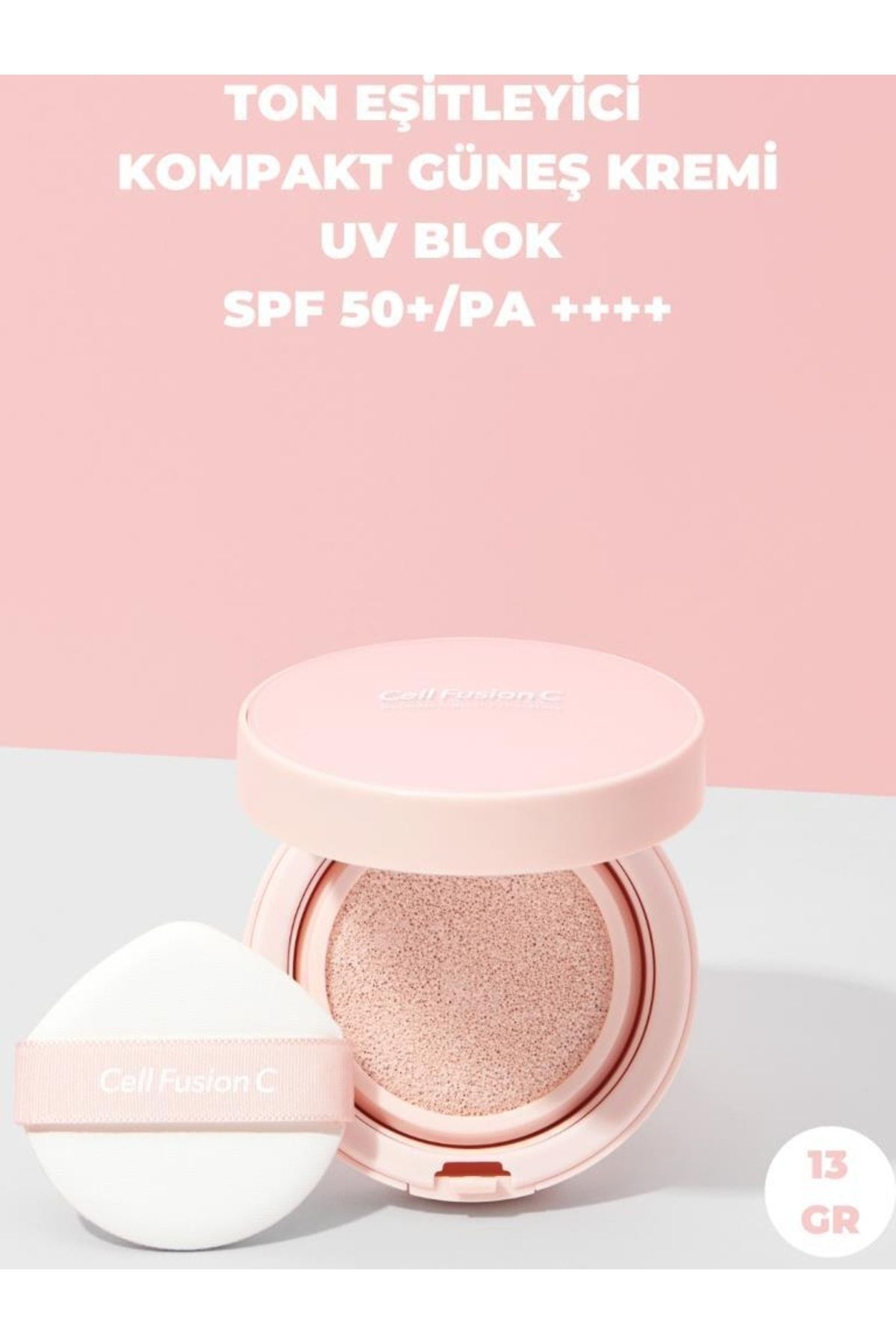 Cell Fusion C Toning Sun Cushion Renkli Güneş Koruyucu SPF50+ 13 gr