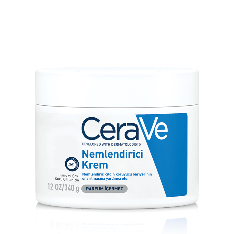 Cerave Kuru ve Çok Kuru Ciltler İçin Nemlendirici Krem 340 ml (50 TL İndirim Etiketli)
